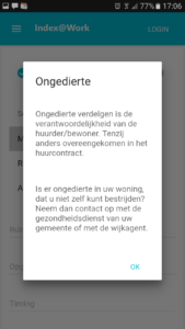 Huurincidenten opvolgen in Index@Work